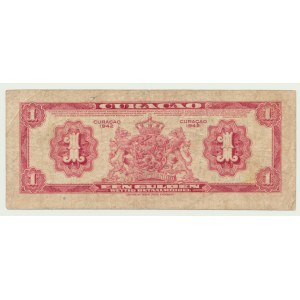 Curacao, 1 gulden, 1942, American Bank Note Company