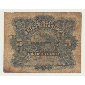 Kongo Belgijskie, 5 franków 1947