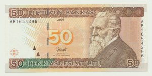 Litwa, 50 litu 2003, ser. AB