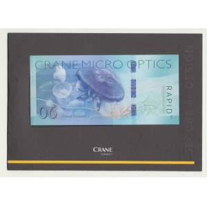 USA, Banknot koncepcyjny Crane Currency, Moon Jellyfish and Diatoms