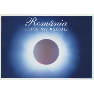 Rumänien, Banknote 2000 Lei in Mappe