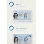 Francja, SURYS Identity - przykład bardzo efektownych zabezpieczeń optycznych, 20 kart
