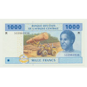 Afryka Centralna, 1000 Franków 2002