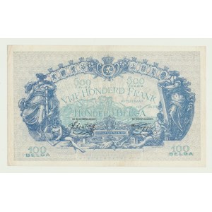 Belgia, 500 franków = 100 belgas 1948