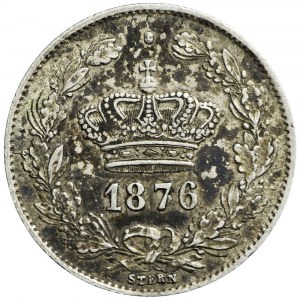 Rumunia, Karol I, 50 bani 1876