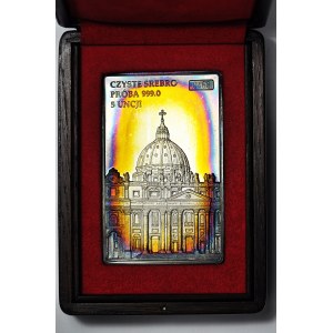 COLLECTION bar 5 oz. Ag 999, mintage of 500 pcs, St. John Paul II