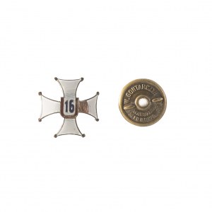 Miniaturní odznak 16. ulánského pluku