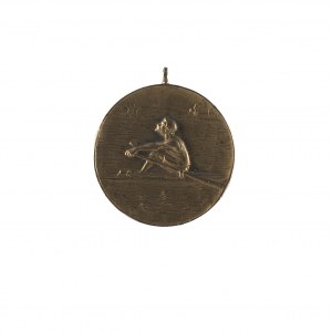 Medal nagrodowy, sportowy, zawody wioślarskie