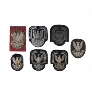 Set of 7 eagles from the communist period