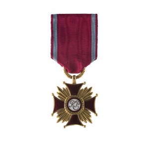 Numbered Gold Cross of Merit of the Second Republic of Poland.