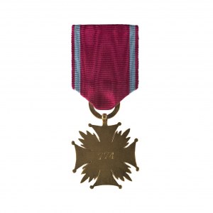 Numbered Gold Cross of Merit of the Second Republic of Poland.