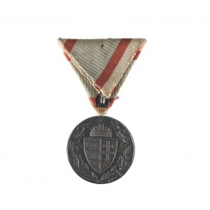 Hungary. PRO DEO ET PATRIA medal with ribbon.