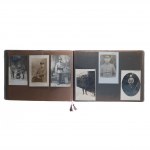 Kriegsaufnahmen, album of military photographs and postcards