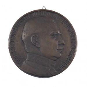 Medalion pamiątkowy z przedstawieniem gen. Stanisława Puchalskiego