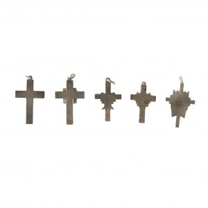 Set of 5 patriotic crosses 20th century, Solidarity?