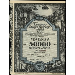 Polsko, 50 akcií po 1 000 polských marek = 50 000 polských marek, 20.6.1923