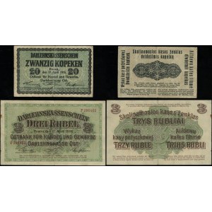 Poland, set: 20 kopecks and 3 rubles, 17.04.1916, Poznań