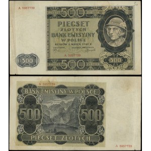 Polsko, 500 zlotých, 1.03.1940