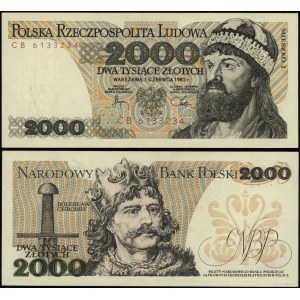 Poland, 2,000 zloty, 1.06.1982