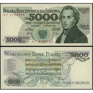 Poland, 5,000 zloty, 1.06.1982