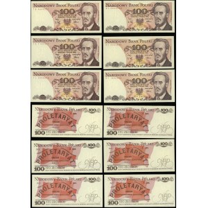 Polska, zestaw: 12 x 100 złotych, 1.12.1988