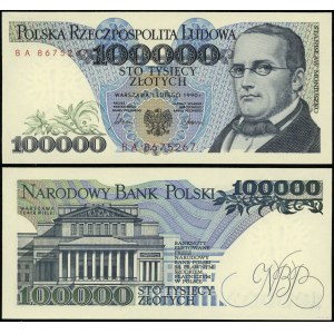 Polska, 100.000 złotych, 1.02.1990