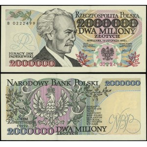 Poland, 2,000,000 zloty, 16.11.1993