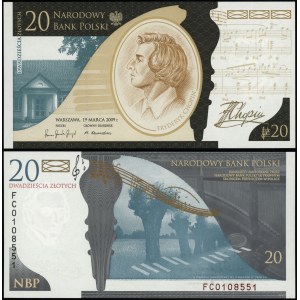 Poland, 20 zloty, 19.03.2009