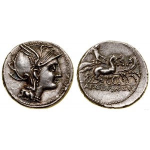Rímska republika, denár, 111-110 pred n. l., Rím