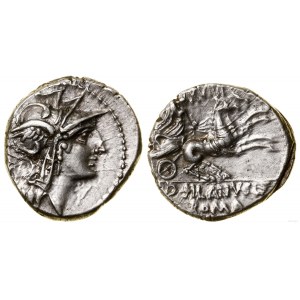 Rímska republika, denár, 91 pred n. l., Rím