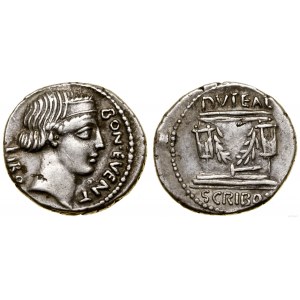 Rímska republika, denár, 62 pred n. l., Rím