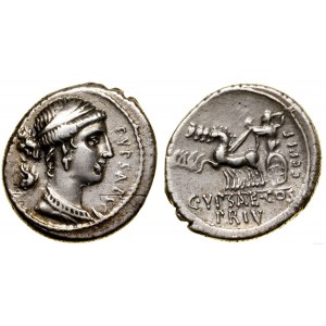 Republika Rzymska, denar, 60 pne, Rzym