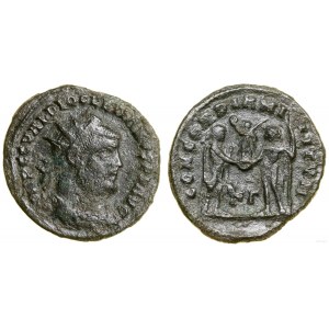 Cesarstwo Rzymskie, antoninian bilonowy, 295-299, Cyzicus