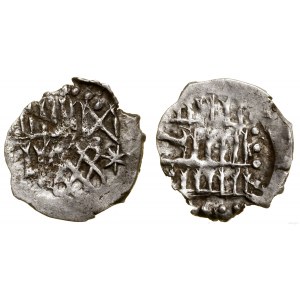 Taurida, napodobenina dirhemu krymského chána Džanibeka, asi 1360-1380, mincovňa pri Kyjeve