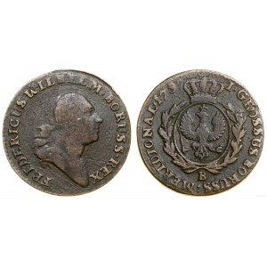Polska, 1 grosz, 1797 B, Wrocław