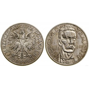 Polsko, 10 zlotých, 1933, Varšava