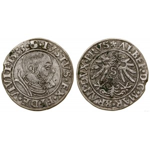 Kniežacie Prusko (1525-1657), groš, 1533, Königsberg