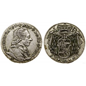 Österreich, 10 krajcars, 1788, Salzburg