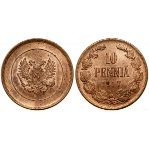 Fínsko, 10 penniä, 1917, Helsinki