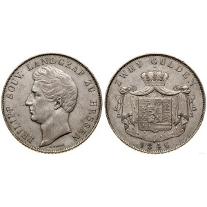 Německo, 2 guldenů, 1846, Darmstadt