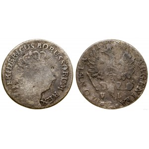 Německo, šestipence, 1775 E, Königsberg