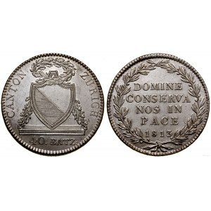 Švýcarsko, 40 batzen (thaler), 1813 B, Bern