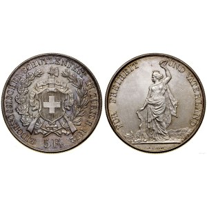 Švýcarsko, 5 franků, 1872