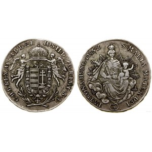 Hungary, 1/2 thaler, 1785 A, Vienna