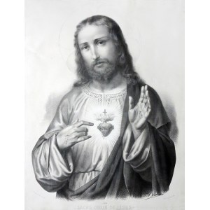 Alexandre Néraudan (Active Mid-Xixth Century), SACRÉ COEUR DE JÉSUS /HOLY HEART OF JESUS/, after 1850