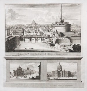 Jacob Baptist (?) Według Lievina /Lievena/ Cruyla (Ok. 1640-Ok. 1720), PROSPECTUS CASTELLI SANCTI ANGELI... /WIDOKI RZYMU/, 1697