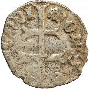 Uhersko, Zikmund Lucemburský, denár, 1390-1427, bez mincovní značky