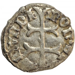 Maďarsko, Zikmund Lucemburský, denár, 1390-1427, Krzemnica