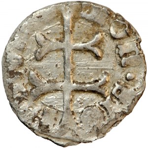 Węgry, Zygmunt Luksemburski, denar, 1390-1427, mennica nierozpoznana.