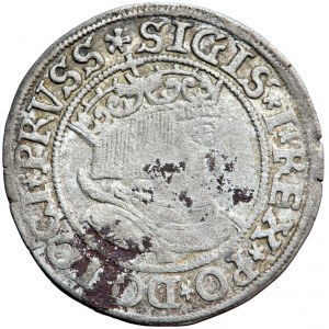 Polsko, Zikmund I. Starý, Královské Prusko, penny 1534, muži. Toruń
